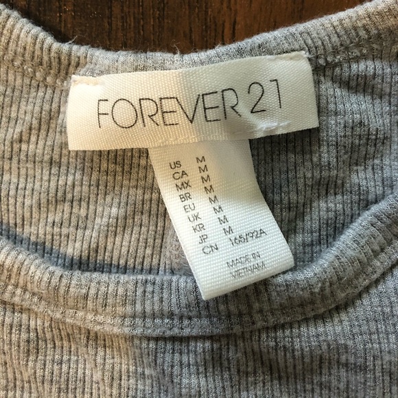 Forever 21 spell out racer back tank top - Picture 3 of 4